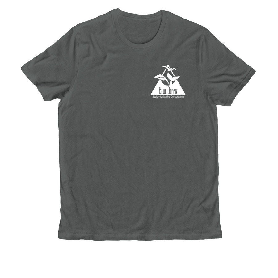 Blue Ocean Society Whale Tail Design, a Terrain Grey Allmade Organic Cotton Unisex Tee