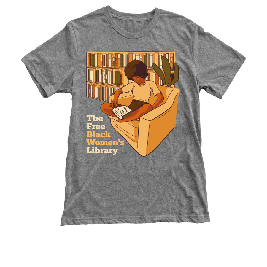 The Free Black Women's Library/Reading Room I, a Premium Heather Triblend Unisex Tee