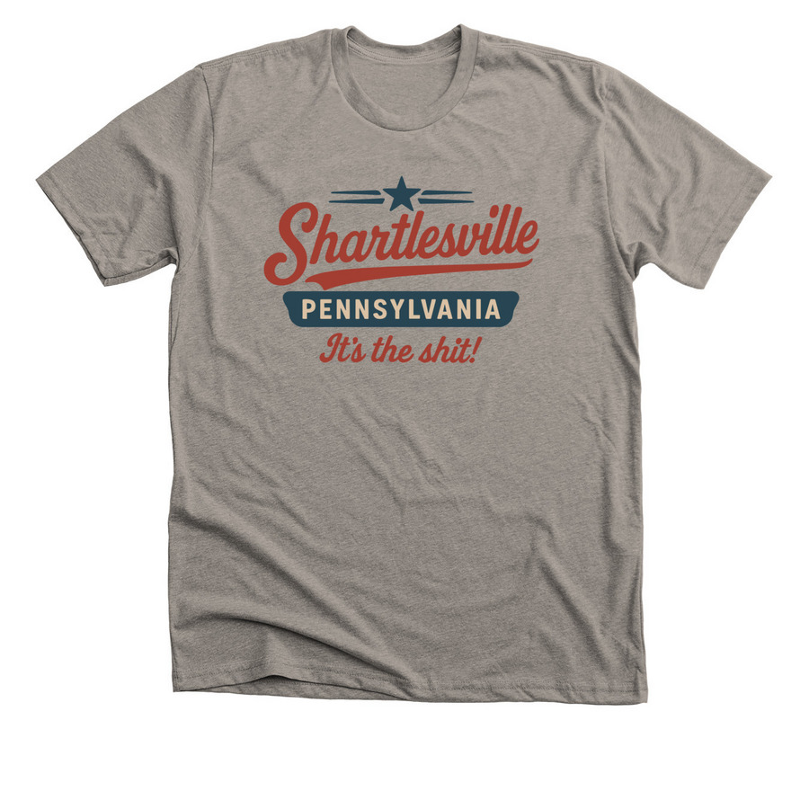 Shartlesville, a Heather Stone Premium Unisex Tee