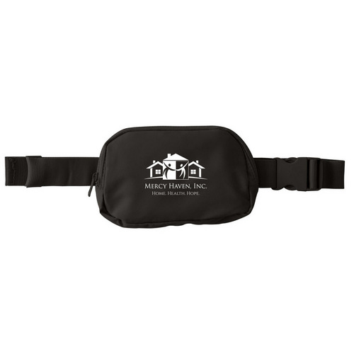 Haven on the Hip, a Deep Black Matte Hip Pack