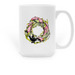 Salmon Run by Alyssa Eckert, a White Large Coffee Mug