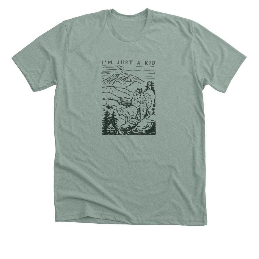 I'm Just a Kid |&nbsp;Artist-in-Residence Series, a Heather Sage Premium Unisex Tee