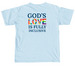 Pride 2026, a Chambray Comfort Colors Unisex Tee (back-view)