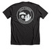 Holy Cross Neighborhood, a Dark Grey Heather Premium Unisex Tee (back-view)