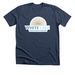 WLTL - Color Logo, a Heather Navy Premium Unisex Tee