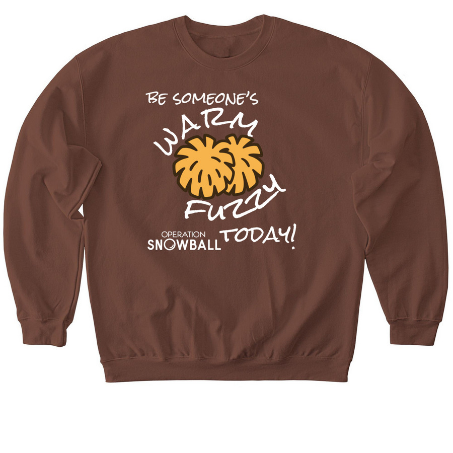 be someone?s warm fuzzy(warm tone)&nbsp;, a Cocoa Softstyle Crewneck Sweatshirt
