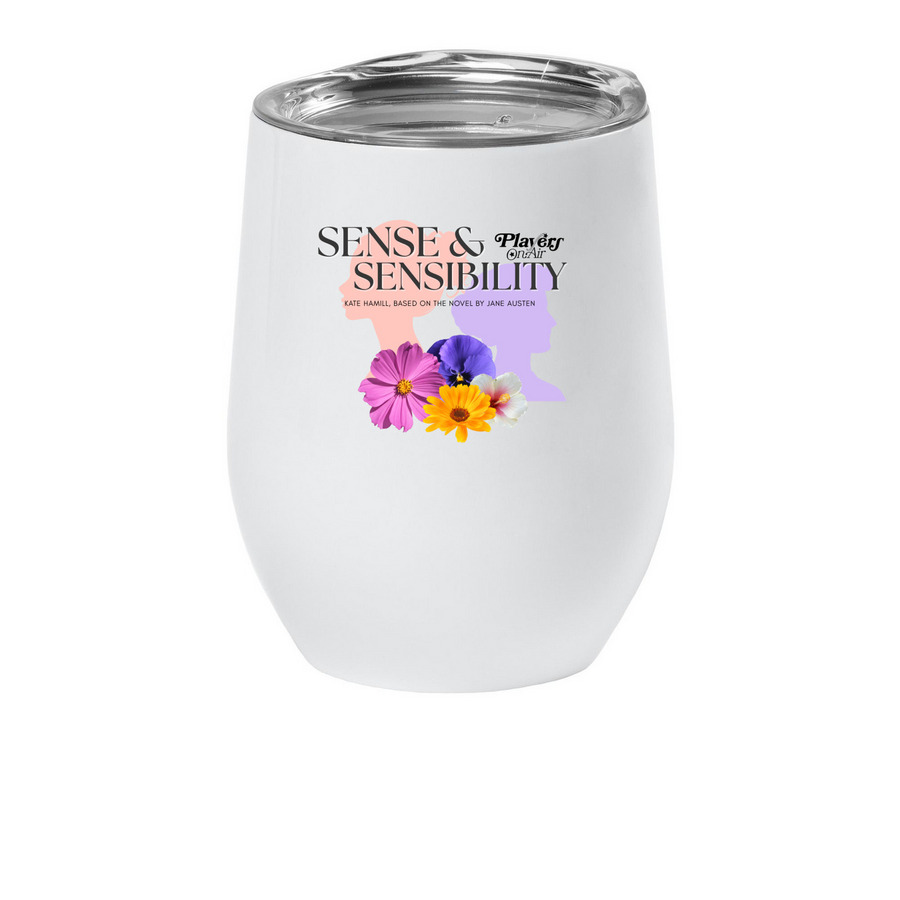 Sense & Sensibility Wine Tumbler, a White Insulated Wine Cup