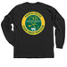Yavapai College - SNA, a Black Classic Long Sleeve Tee (back-view)