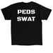 Peds SWAT, a Black Classic Unisex Tee (back-view)