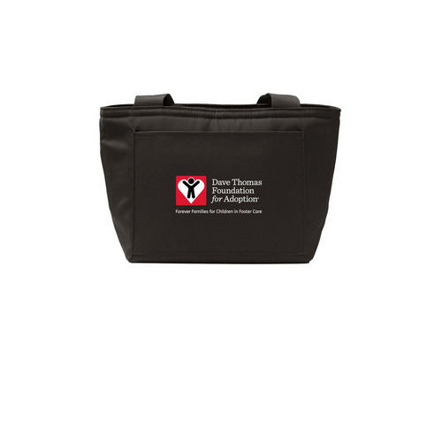Foundation Lunch Tote, a Deep Black Insulated Lunch Tote
