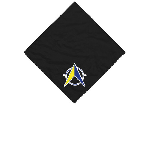 BAJA BANDANA, a Black Cotton Bandana