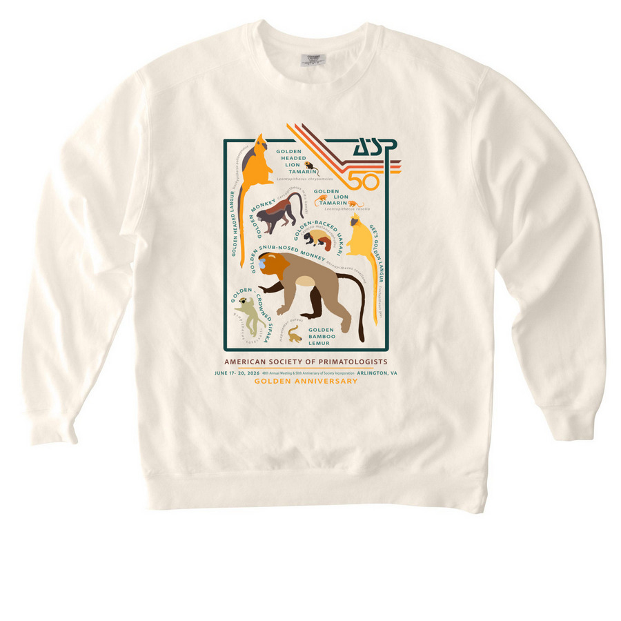 ASP 50 Special Edition Pullover, a Ivory Comfort Colors Crewneck Sweatshirt