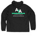 Athletes for Accessibility Windbreakers, a Black Quarter-Zip Windbreaker (back-view)