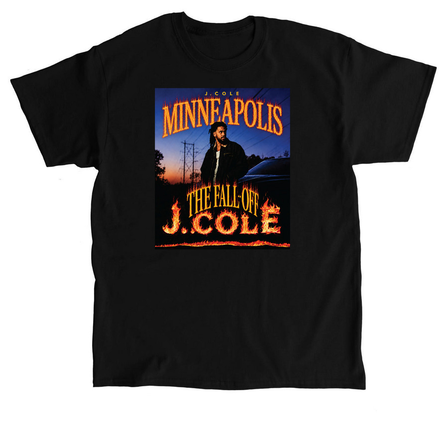 J Cole&nbsp;Minneapolis&nbsp;Merch, a Black Classic Unisex Tee