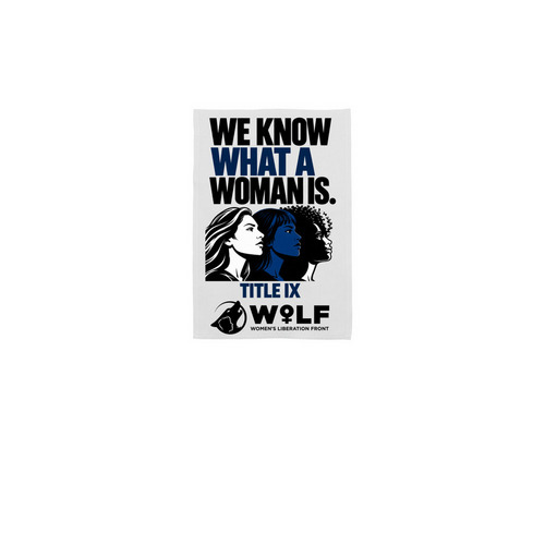Title IX Yard Flag&nbsp;, a White 12" x 18" Yard Flag