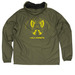Wild Hornets Windbreaker, a Army Quarter-Zip Windbreaker (back-view)