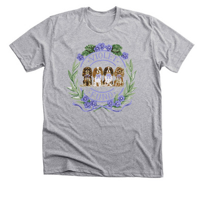 Official Violet Fund T-Shirt, a Athletic Heather Premium Unisex Tee
