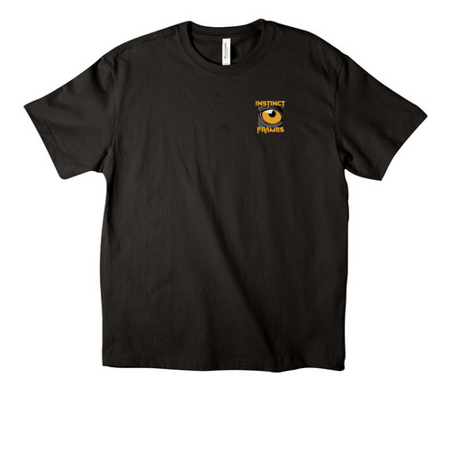 Instinct Straya, a Black Unisex Heavyweight Tee