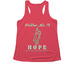 Volunteer Athletic Collection, a Hot Coral Women's Performance Tank (back-view)