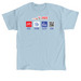 Ride-Drink-Sleep LIGHT COLORS, a Light Blue Classic Unisex Tee