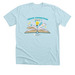 Literally, A Bookshop tee, a Heather Ice Blue Premium Unisex Tee