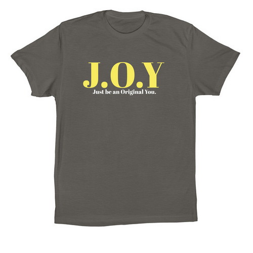 JOY STL, a Asphalt Premium Cotton Tee