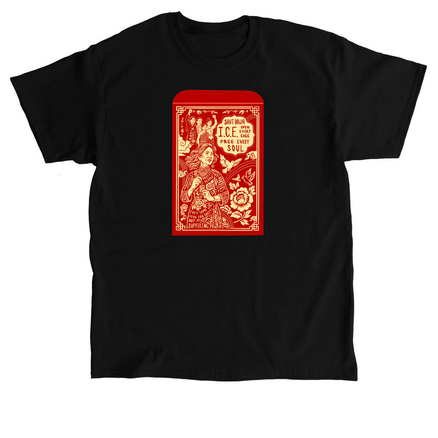 Shut Down I.C.E., a Black Classic Unisex Tee
