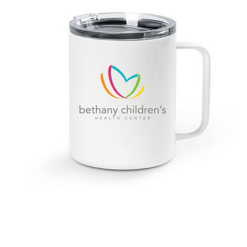 Bethany Children's Logo Travel Mug, a White Stainless Steel Travel Mug