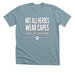 Fam Fit Check: Heroes, a Heather Blue Lagoon Premium Unisex Tee