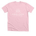 JLSP Seashell Tee, a Heather Pink Premium Unisex Tee