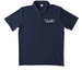 Sporty with plain logo, a True Navy Unisex Performance Polo