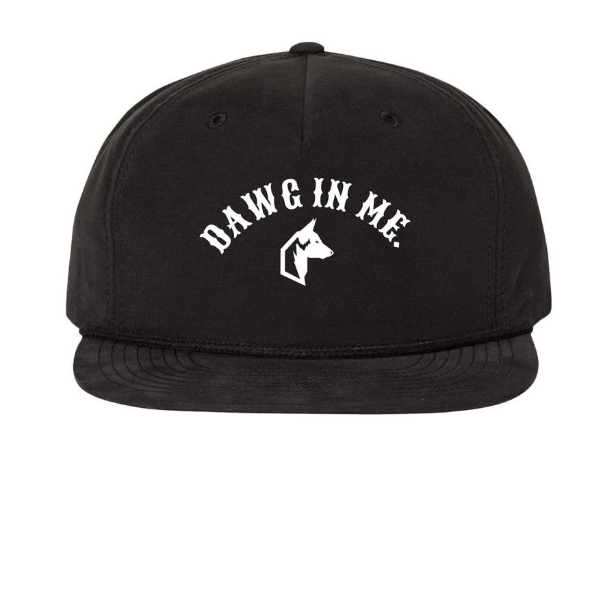 HATS, a Black Printed Umpqua Snapback Cap