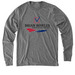 Support Brian Bowles for Coroner!, a Aluminum Grey Allmade Eco Triblend Long Sleeve Tee