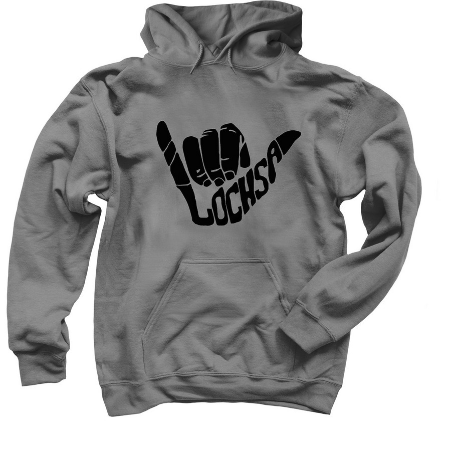 Loch-Shaka!, a Charcoal Pullover Hoodie