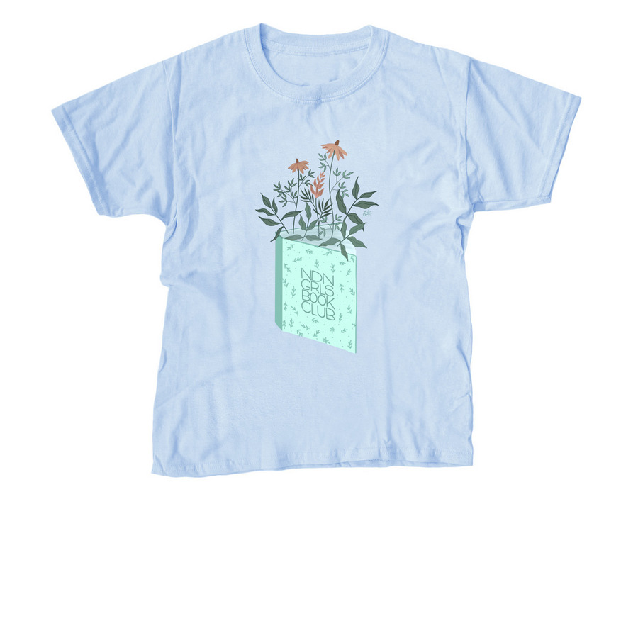 Olathe's Book, a Light Blue Youth Unisex Tee