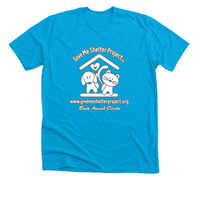 Campaign: Each Animal Counts II, a Neon Blue Premium Unisex Tee