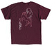 2026 Asian Student Association, a Maroon Classic Unisex Tee (back-view)
