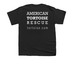 Save Us! American Tortoise Rescue, a Black Youth Unisex Tee (back-view)