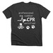 CPR Certified Dog Cuddler - CO Puppy Rescue, a Dark Grey Heather Premium Unisex Tee