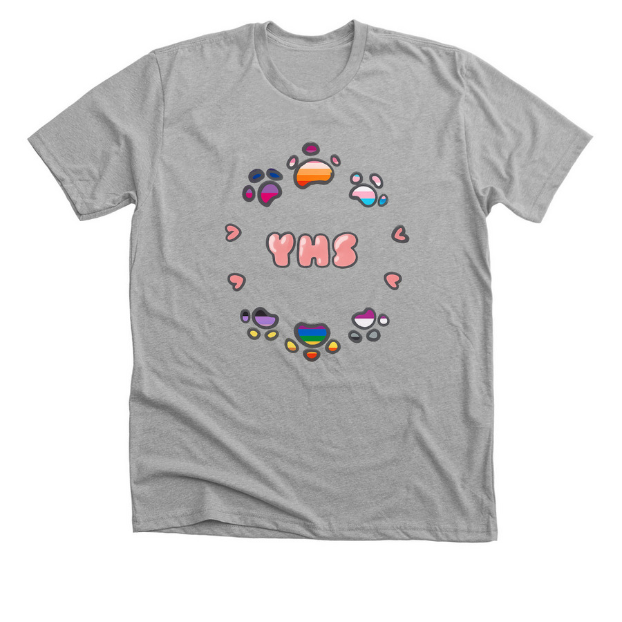 Pride by YHS Staff, a Athletic Heather Premium Unisex Tee