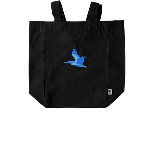 Splashberry Groovy Tote Bag, a Black Recycled Cotton Tote Bag