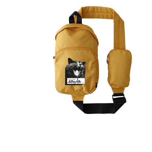 The Crude Cat; Sling Bag, a Beehive Grove Sling Bag