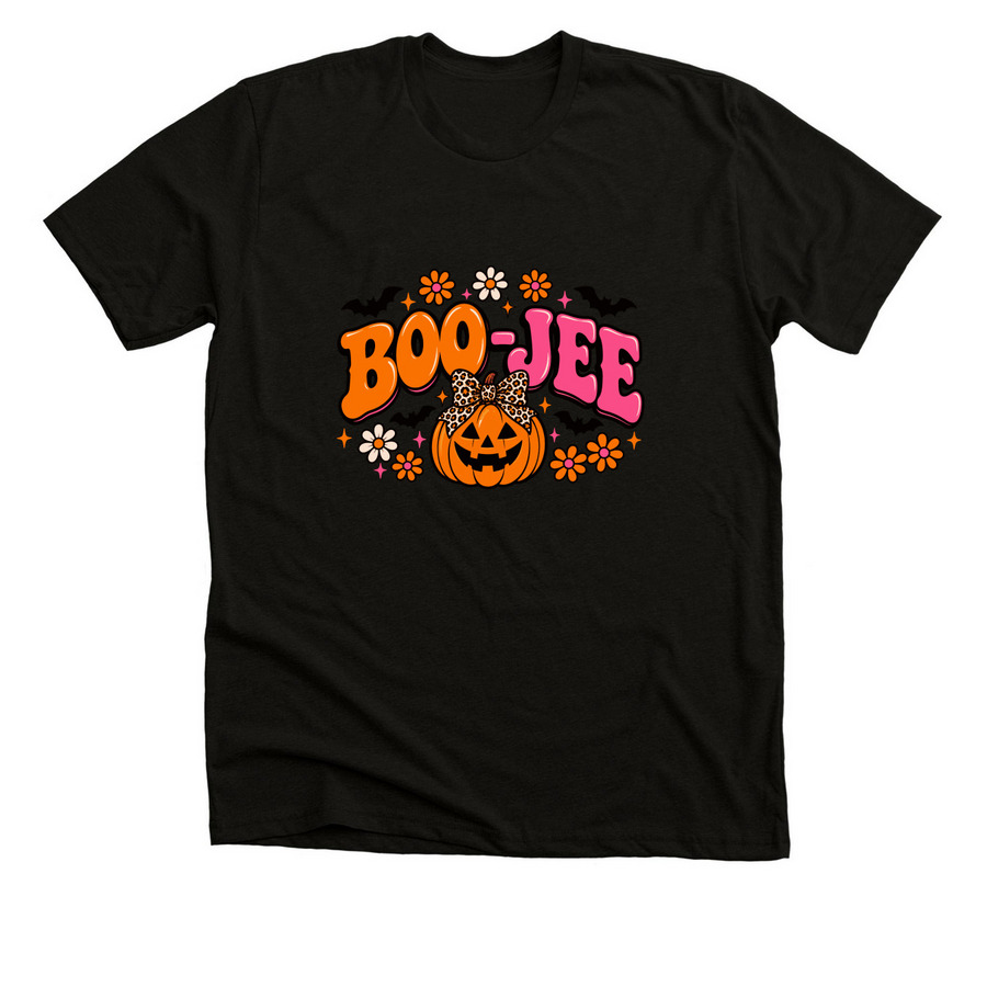 Boo-Jee #5, a Black Heather Premium Unisex Tee