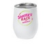 Sawyer's Race for Research Tumbler, a White Insulated Wine Cup
