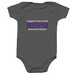 For the smallest supporters, a Charcoal Infant Onesie
