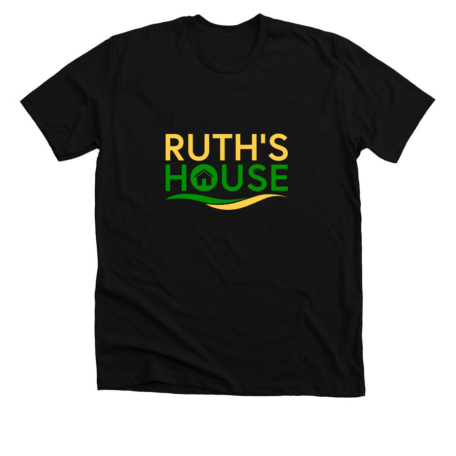 Ruth's House Bertie, a Solid Black Blend Premium Unisex Tee