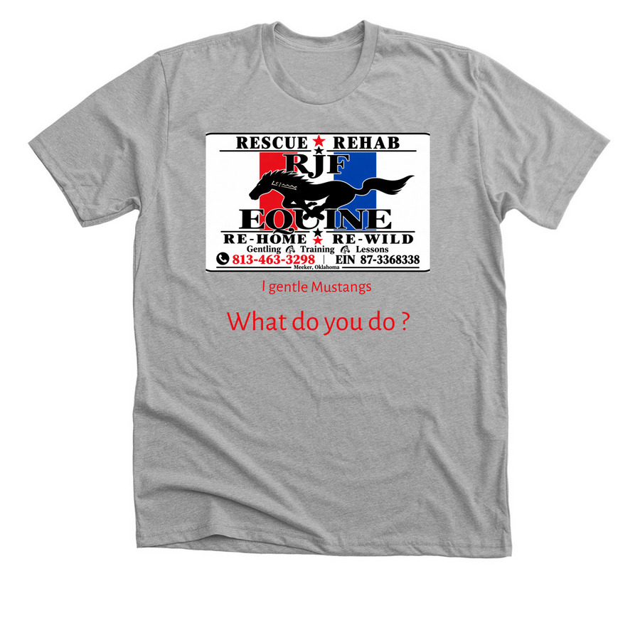 Winter Hay Fundraiser&nbsp;, a Athletic Heather Premium Unisex Tee