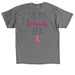 Support Wendy's Journey with Breast Cancer, a Charcoal Classic Unisex Tee (back-view)