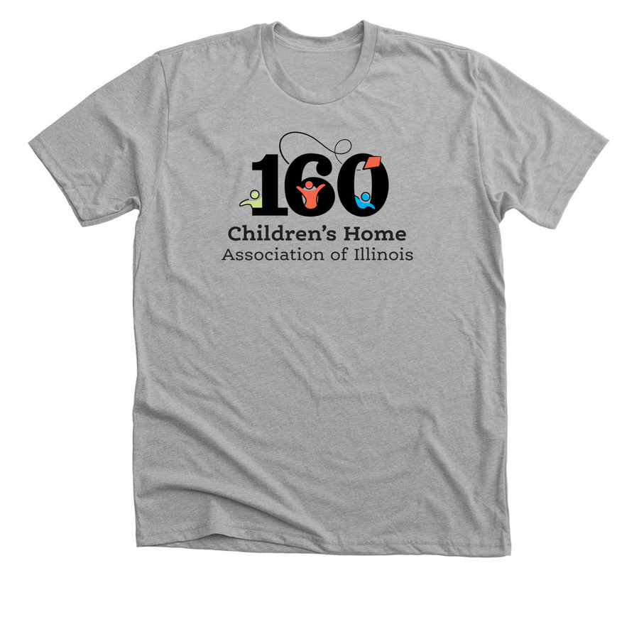 160 Logo, a Athletic Heather Premium Unisex Tee