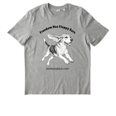 Bosley's Beagles Fundraiser, a Heather Grey Stanley/Stella Unisex Creator 2.0 Tee